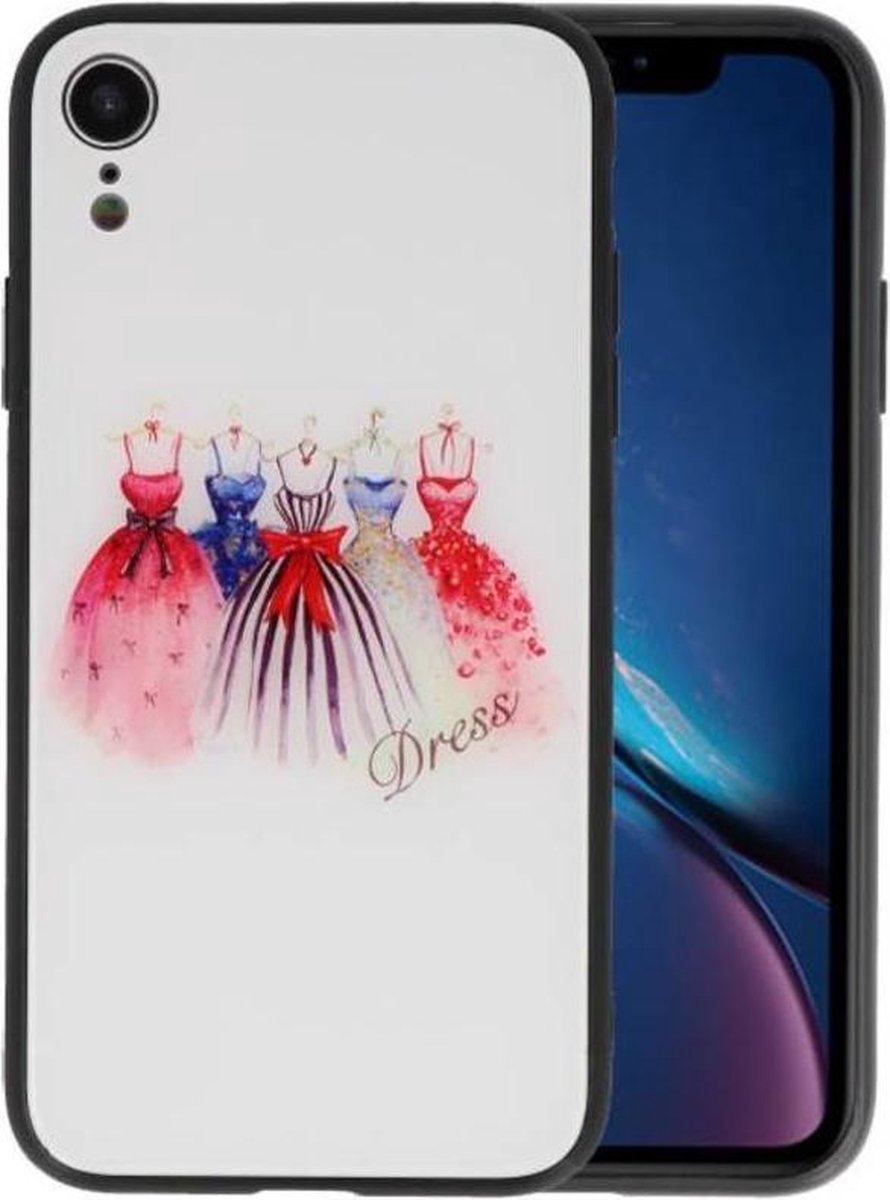 Print Hardcase - Hoesje Geschikt voor iPhone XR Dress