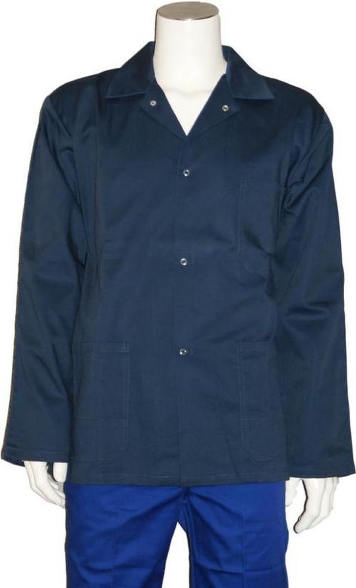 Yoworkwear Werkjasje polyester/katoen navy maat S