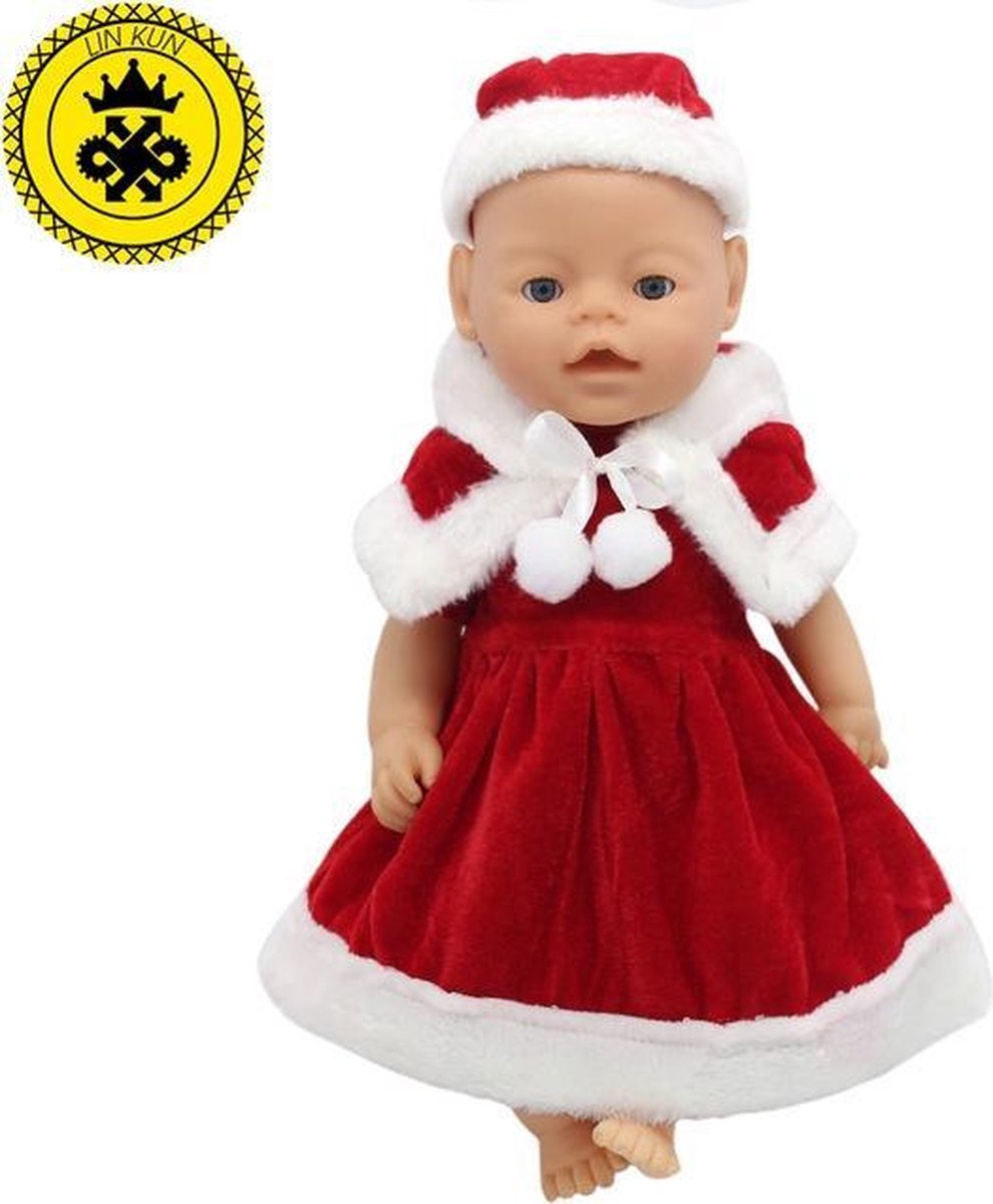 Kerstjurkje voor baby born - kerst poppenkleding | bol.com