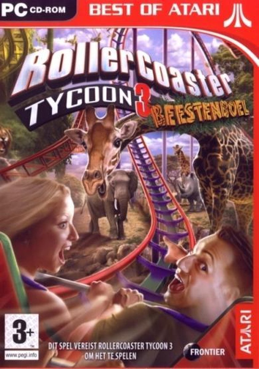 Roller Coaster Tycoon 3: Beestenboel Uitbreidingsspel - Windows | Jeux |  bol.com