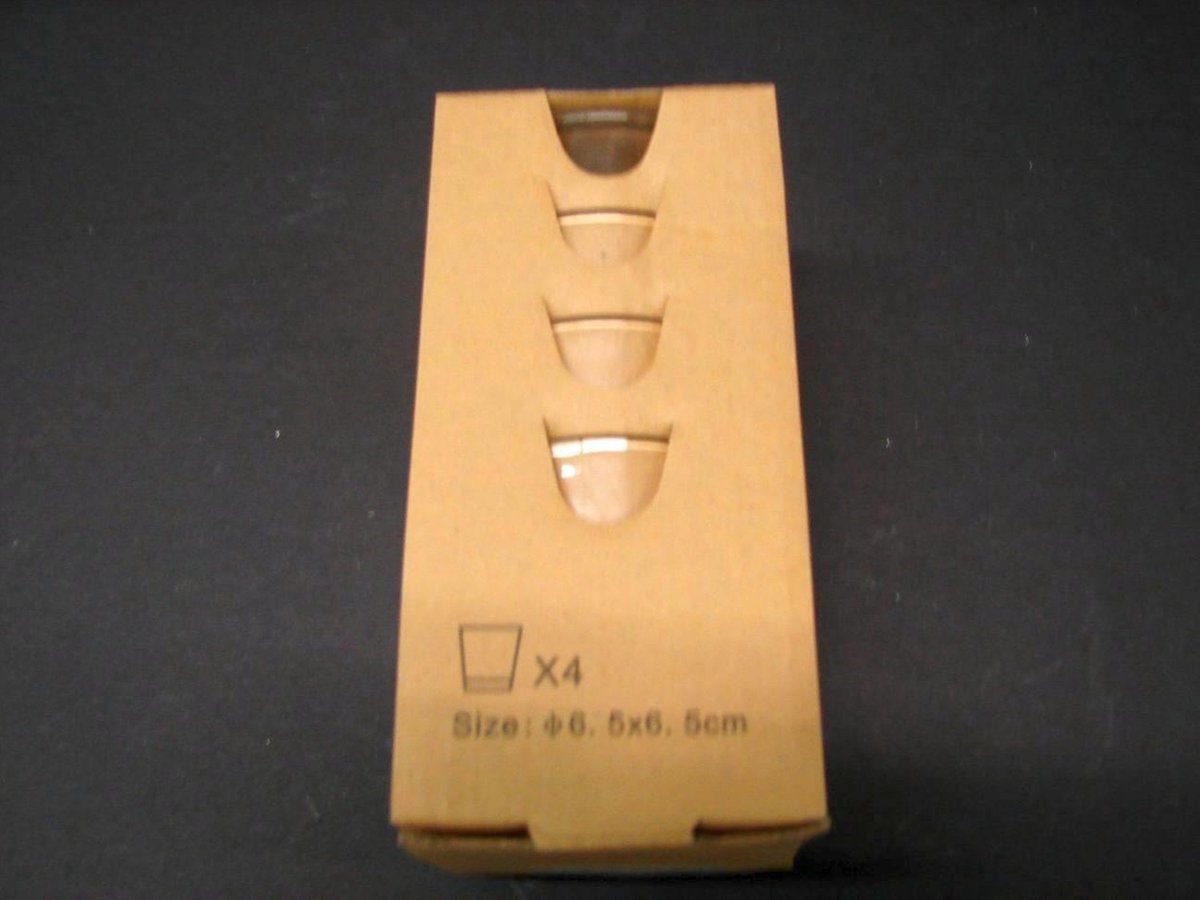 Sfeerlicht glas set/4