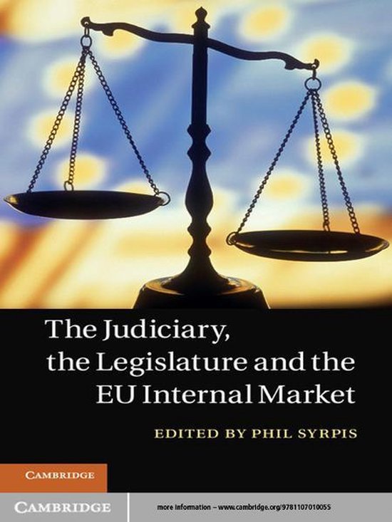 The Judiciary, the Legislature and the EU Internal Market - cover