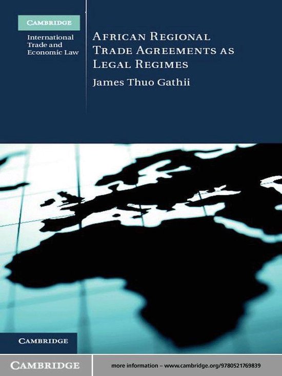 Cambridge International Trade and Economic Law 6 - African R ... - cover