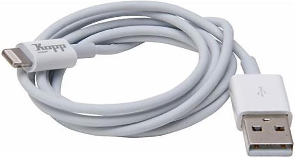 Kopp verbindingssnoer van USB naar lightning voor opladen Apple iPad, iPhone of iPod