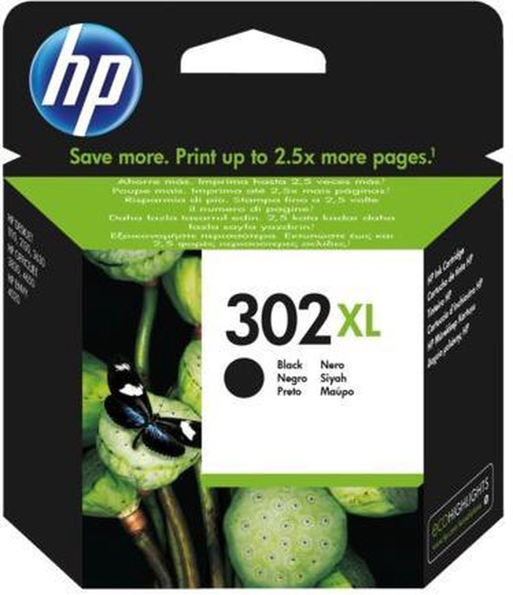 HP 302XL - Inktcartridge / Zwart