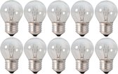 10 stuks - Calex Kogellamp E27 230V 10W Helder 55lm