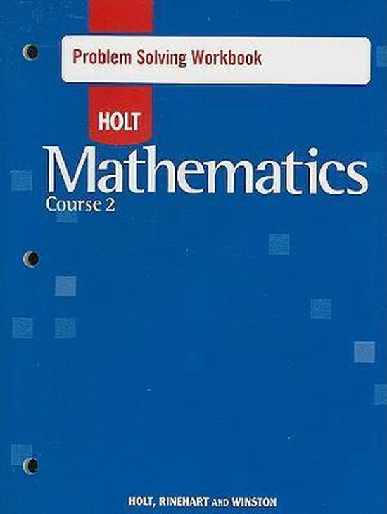 holt mathematics course 2 homework and practice workbook pdf