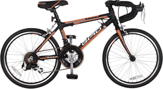 Race Giro - Kinderracefiets - 20 inch / 30 cm - Antraciet/Oranje | bol.com