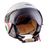MOTO • ITALY • S • Helm Motorhelm Retro Vespa Scooterhelm Jethelm Zonnevizier