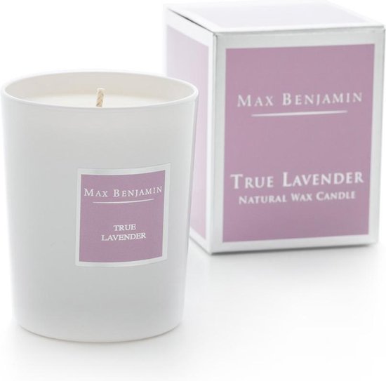 Max Benjamin - Bougie parfumée Classic - 190 g - True Lavender