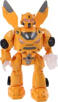 Jonotoys Robot Met Licht En Geluid 22 Cm Oranje