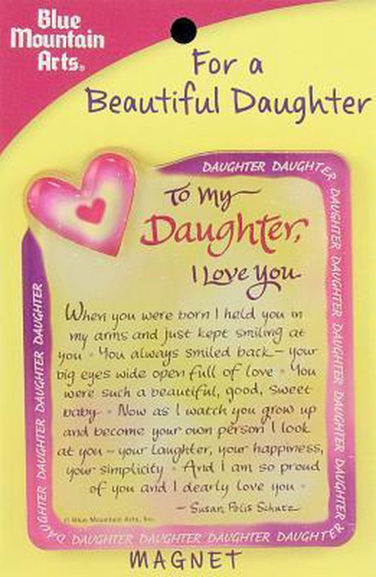 To My Daughter I Love You To My Daughter I L Boeken Bol Com