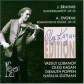 Kagan Edition - Brahms: Piano Quartet Op 25;  Dvorak