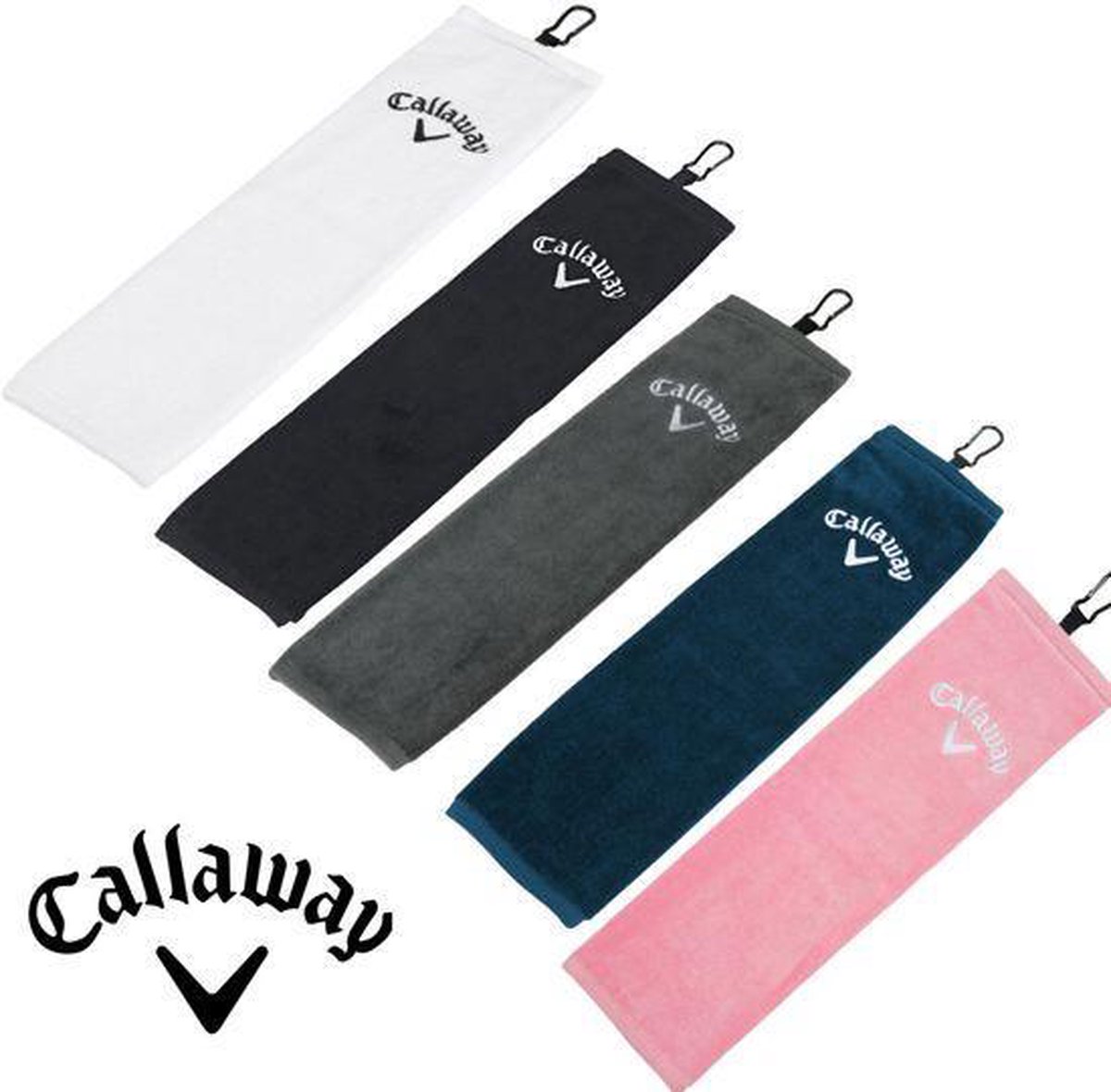 Callaway Cotton TriFold Towel Golfhanddoek Navy