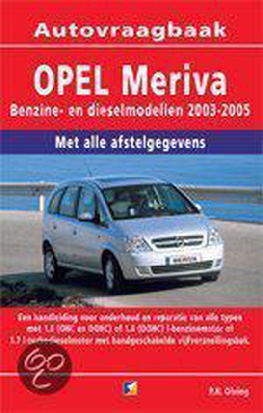 Cover van het boek 'Vraagbaak Opel Meriva / Benzine/Diesel 2003-2005'