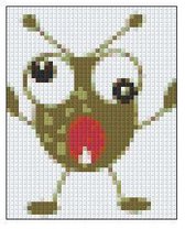 PIXELHOBBY MONSTER GROEN - DST18738060