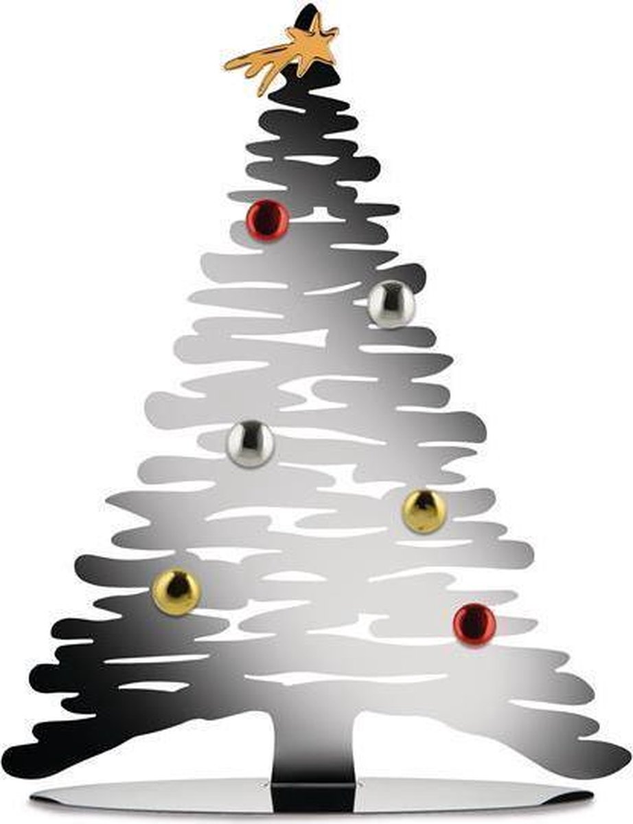 Alessi kerstboom Bark rvs 45 cm