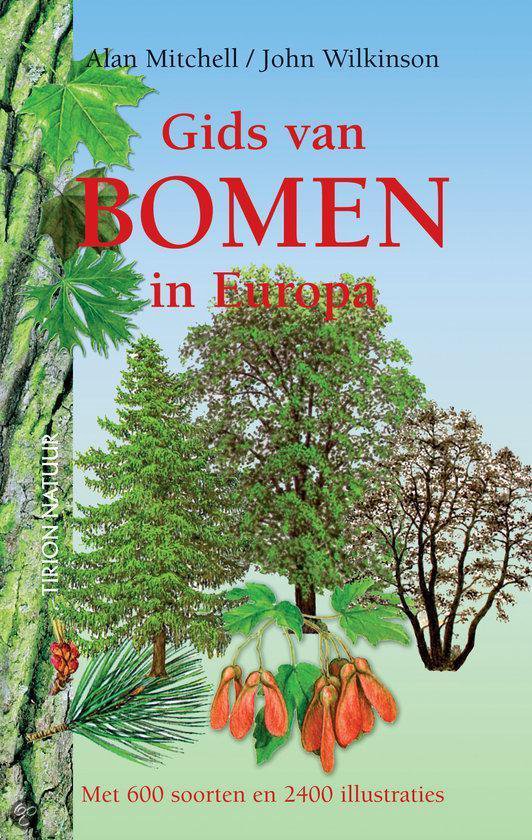 Cover van het boek 'Gids van BOMEN in Europa' van J. Wilkinson en Alan Mitchell