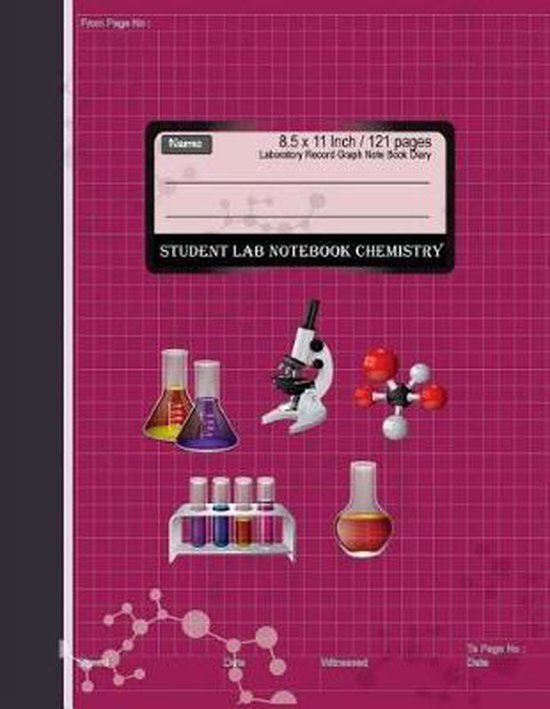 Student Lab Notebook Chemistry Laboratory Record Graph Note Book Diary