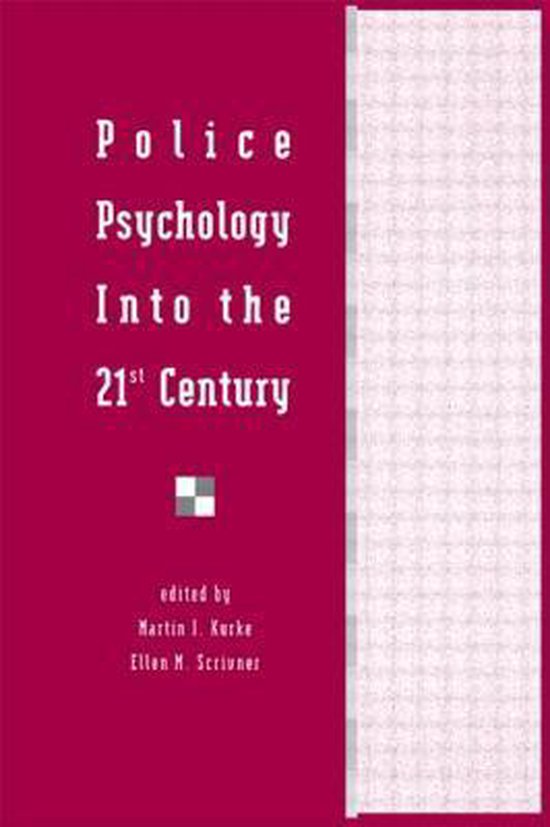 Police Psychology Into The 21St Century - cover