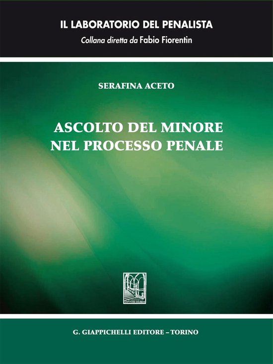 Ascolto del minore nel processo penale - cover