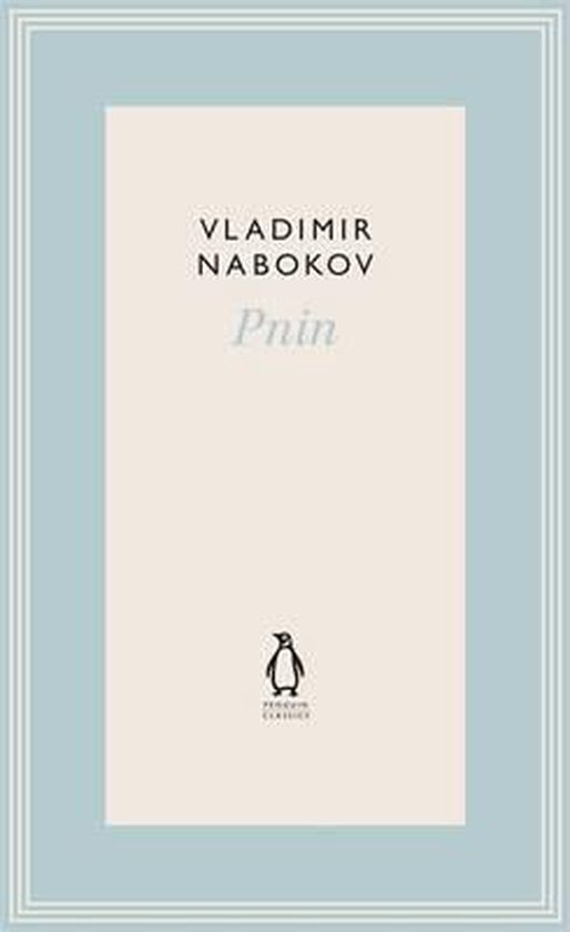 Boek 'Pnin' van Vladimir Nabokov met een witte omslag en een kleine pinguïn logo.