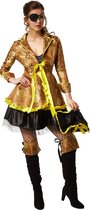 dressforfun - Vrouwenkostuum sierlijke vrijbuitster XXL - verkleedkleding kostuum halloween verkleden feestkleding carnavalskleding carnaval feestkledij partykleding - 301773