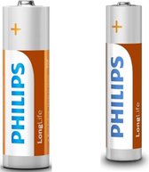 Philips Longlife Zinc 40x AA en 24xAAA batterijen