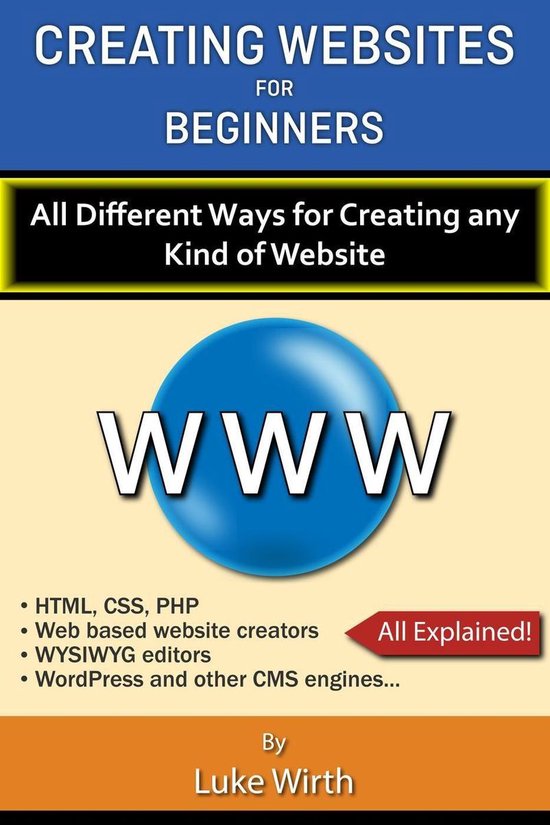 Creating Websites for Beginners: All the Different Ways for  ... - cover