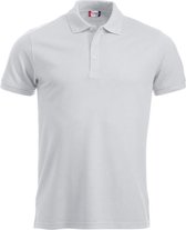 Clique Manhattan Heren Polo Wit maat XXXL