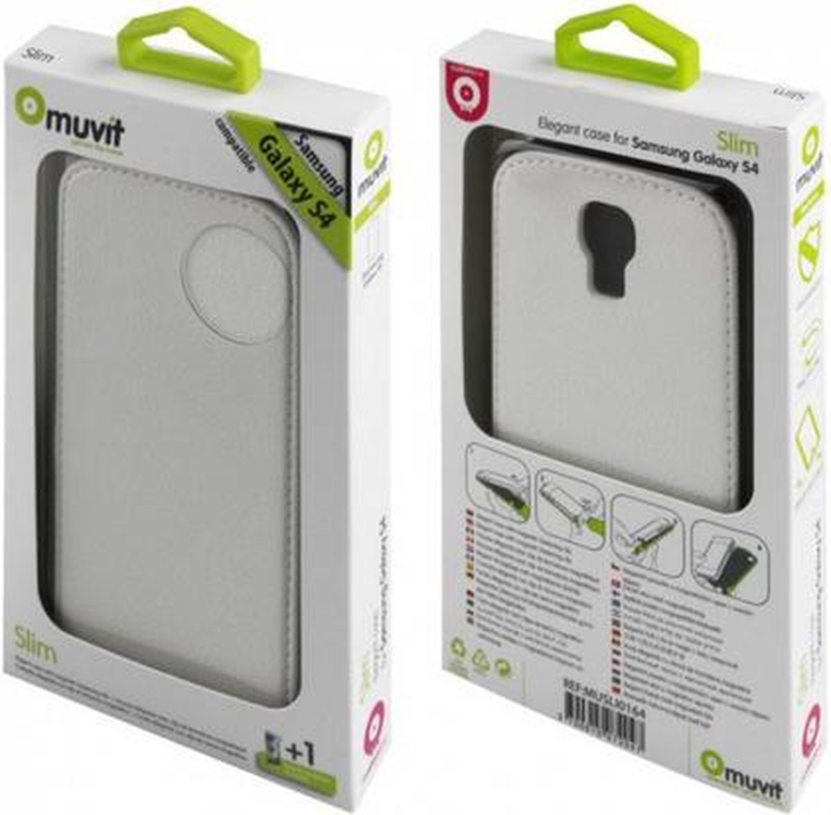 muvit Samsung Galaxy S4 Slim Case White