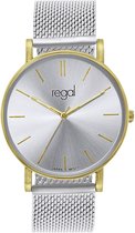 Regal - Regal mesh horloge limited edition bicolor goud