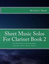 Sheet Music Solos For Clarinet Book 2