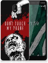 Nokia 1 Plus TPU Hoesje Design Zombie Blood