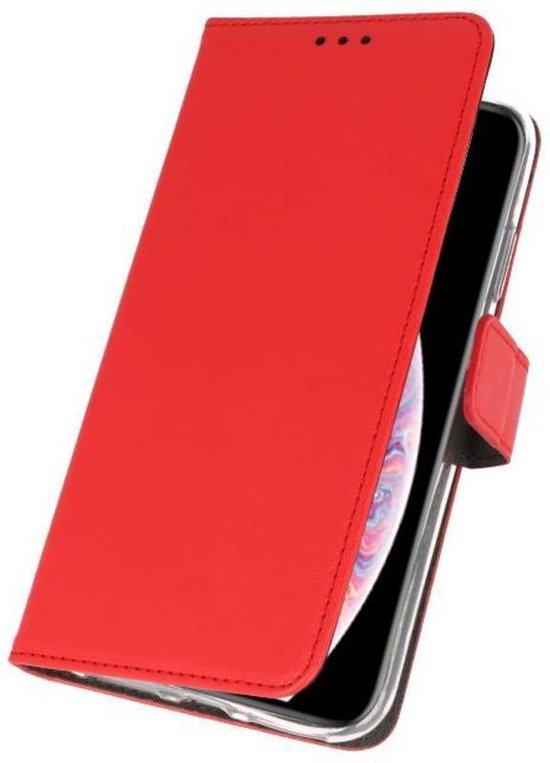 Étuis Portefeuille Coque iPhone XS Max Rouge