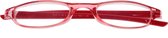 Lifetime-vision Leesbril Unisex Rood Sterkte +3.50