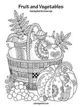 Fruit and Vegetables Coloring Book for Grown-Ups 1