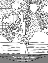 Zendoodle Landscapes Coloring Book for Grown-Ups 1