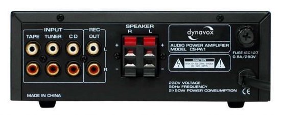Bol Com Dynavox Cs Pa1 Audio Versterker Zwart