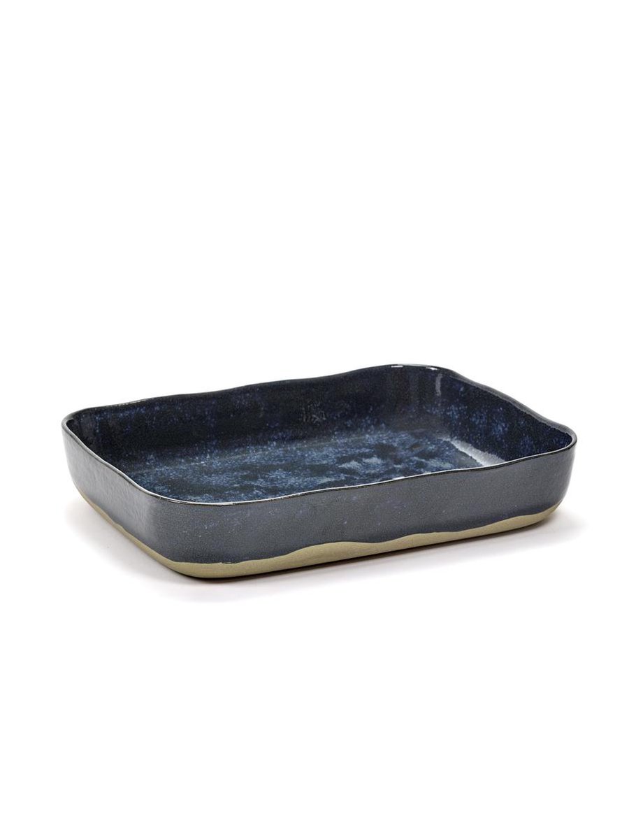 Serax - Merci La Nouvelle Table - Ovenschaal - Blauw/Grijs - 2 stuks