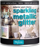 Polyvine | metallic | glitter | vernis | lak | meubellak | Regenboog glitter | watergedragen | restylen | diy | interieur