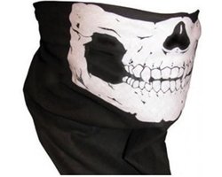 Skull face mask  - doodshoofd, schedel, masker col en sjaal - DisQounts