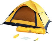 Lumaland Pop Up Tent 210 X 190 X 110 Cm - Geel - 3 Persoons