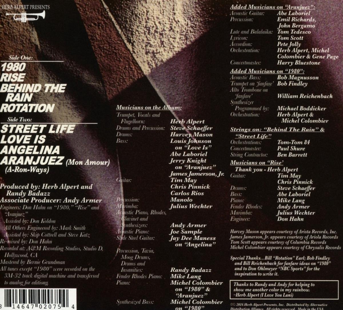 Rise, Herb Alpert Muziek bol