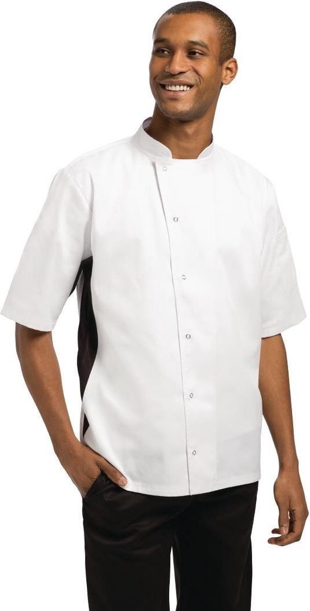 Whites Chefs Clothing Koksbuis Nevada Korte Mouw Wit ( Maat XXL ) - Whites Chefs Clothing
