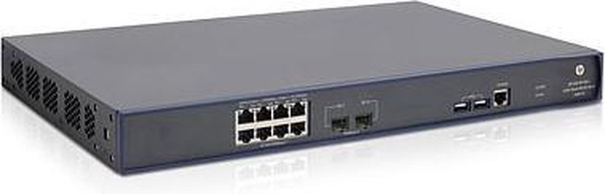 HPE 830 8-Port PoE+ Unified Wired-WLAN Switch - Switch