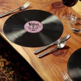 Vinyl Placemats in vorm CD plaat 8 stuks | Pride Kings®