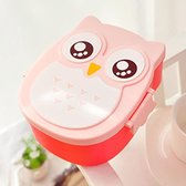 Bento lunchbox - Uil - Rood