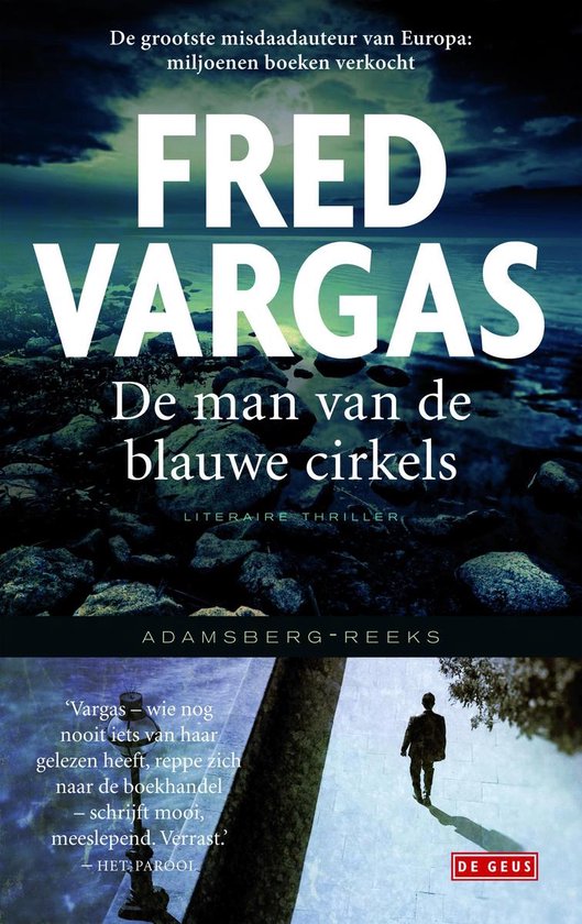Cover van het boek 'De man van de blauwe cirkels' van Fred Vargas