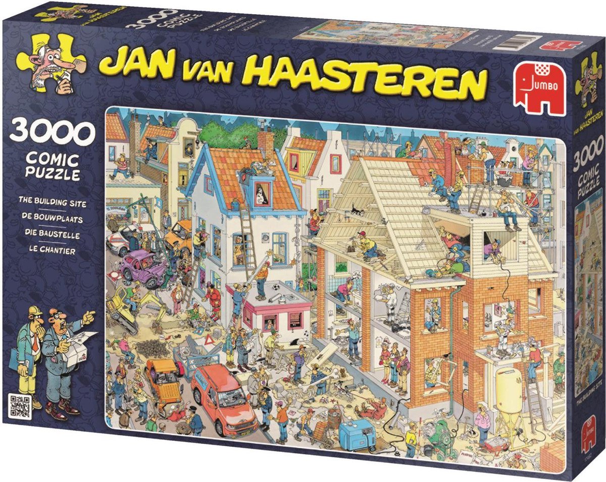Jan van Haasteren De Bouwplaats puzzel - 3000 Stukjes | bol
